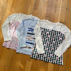 Set of Three J. Crew Long Sleeved Tee-shirts